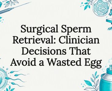 Decorative surgical sperm retrieval title card