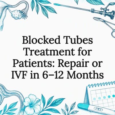 Blocked tubes treatment title card illustration