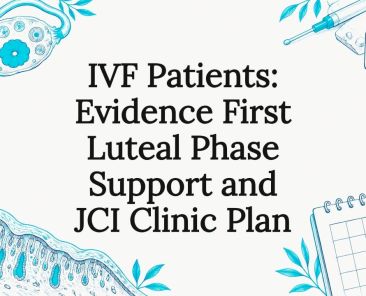 Decorative IVF luteal support title card