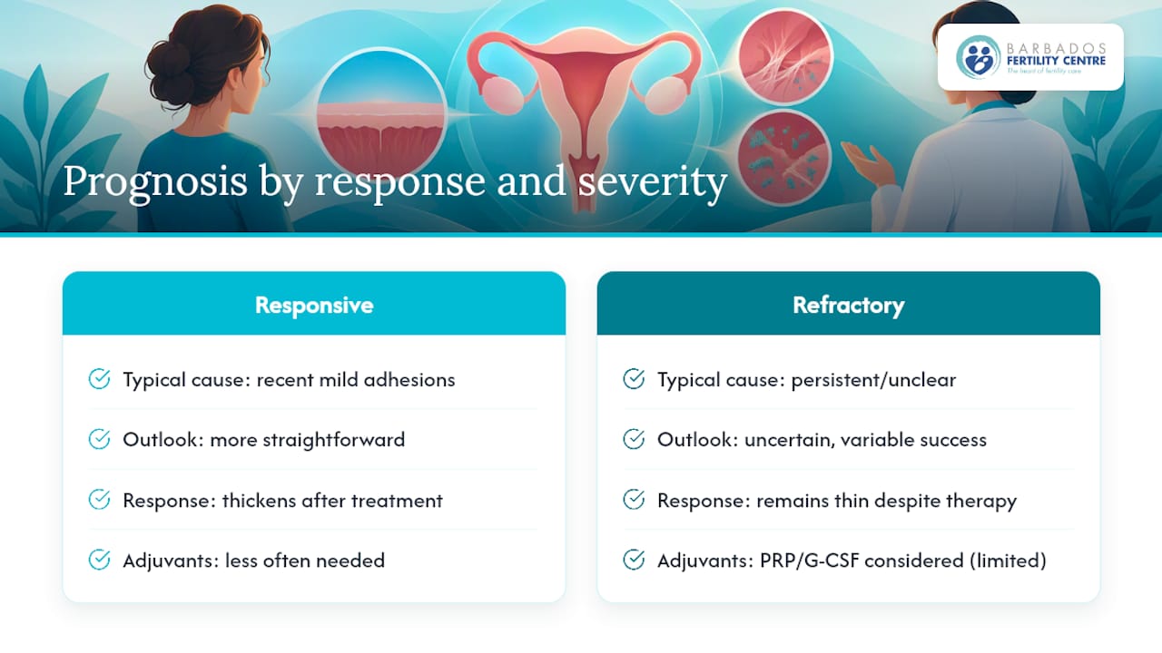 Prognosis: what to expect based on severity and response — overview diagram